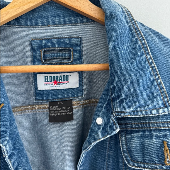 Oversized vintage denim jacket - Picture 2 of 2